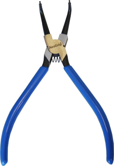 AUZGRIP - BENT INTERNAL CIRCLIP PLIER 175MM